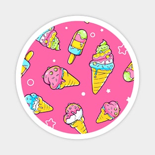 Assorted Ice Cream Magnet